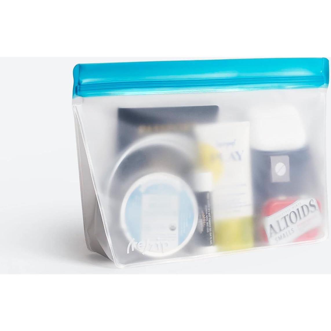 Kit de Bolsas Reutilizables re)zip 3 Piezas Apto Congelador Aqua