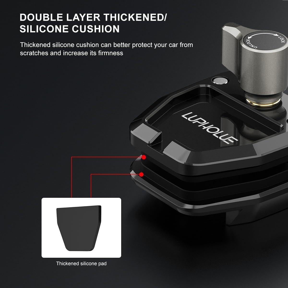 Soporte de Parabrisas para Motocicleta Lupholue Largo