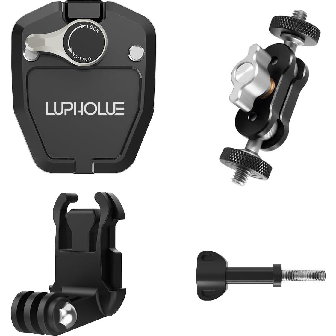 Soporte de Parabrisas para Motocicleta Lupholue Largo