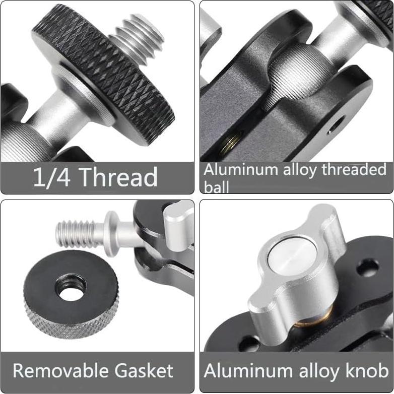 Soporte de Parabrisas para Motocicleta Lupholue Largo