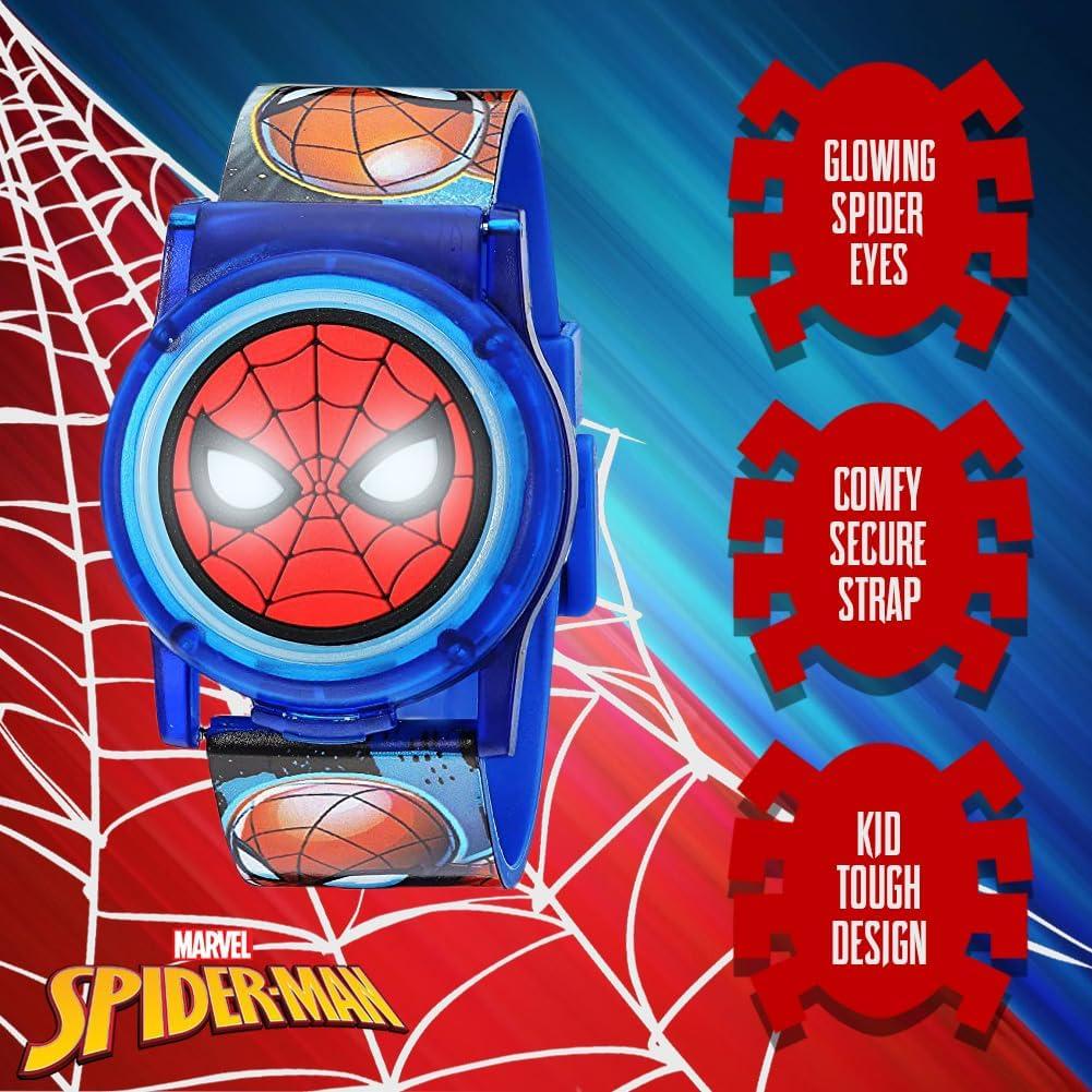 Reloj Digital Spider-Man Accutime para Niños - Azul/Rojo