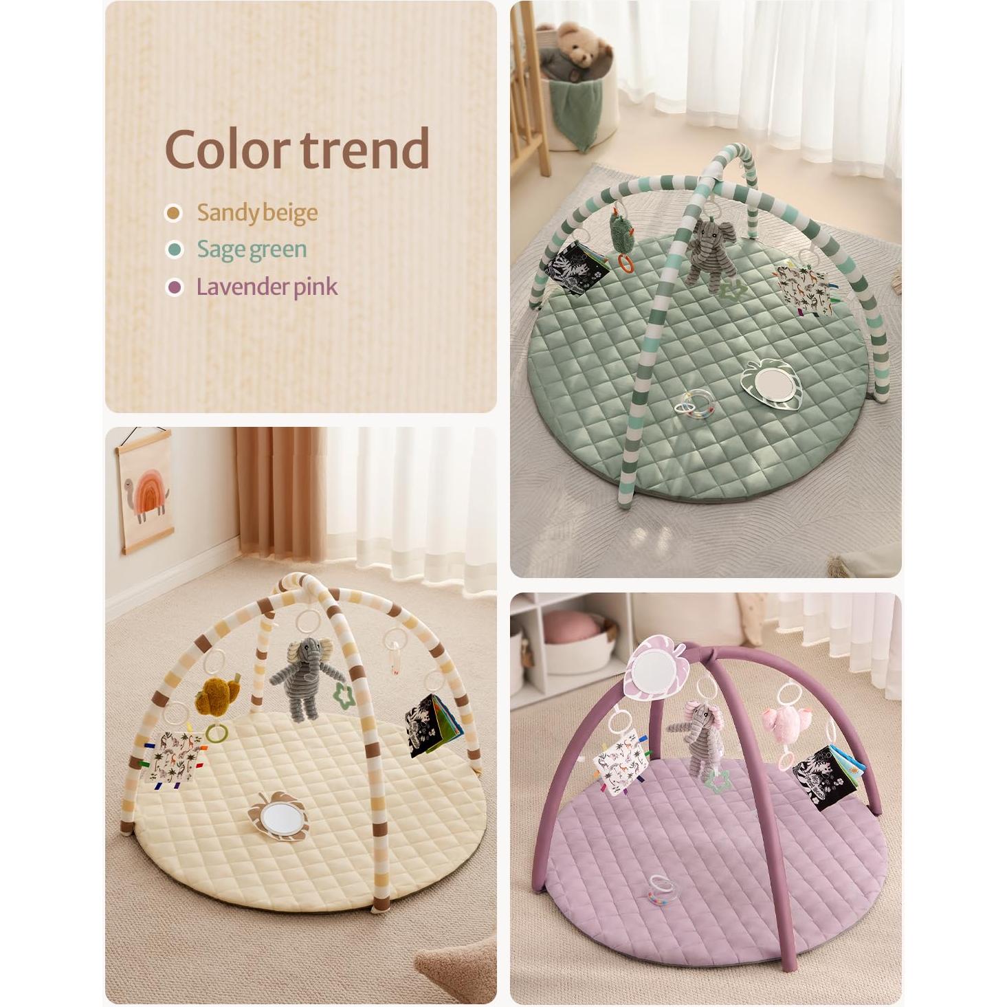 Colchoneta de Juego Blissful Diary 85x85 cm 6 Juguetes