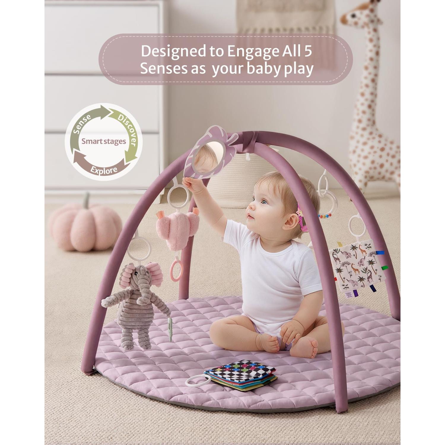 Alfombra de Juego Blissful Diary 85x85 cm con 6 Juguetes