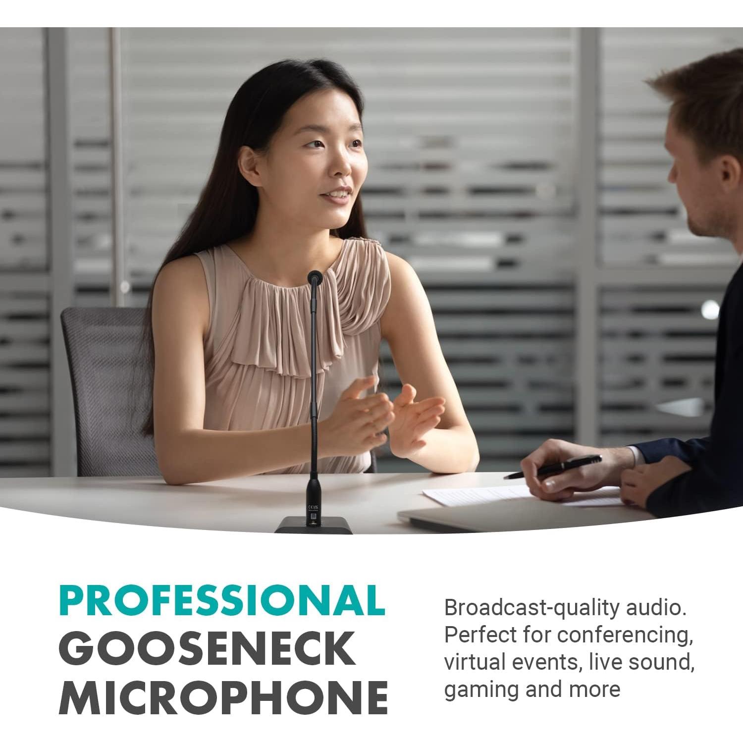 Micrófono Profesional Movo GM-5 USB 20.32x10.16cm para Conferencias