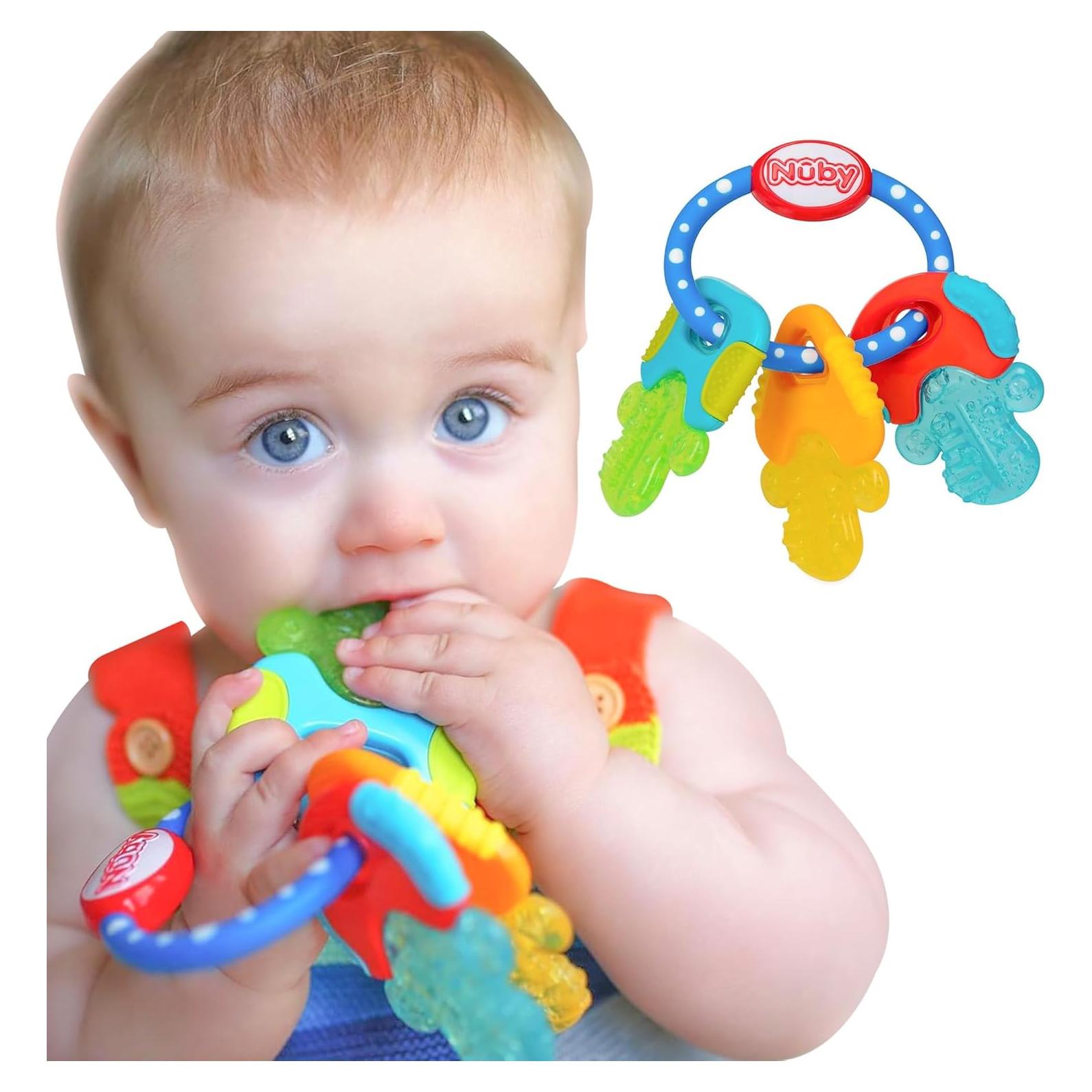 Llaves de Dentición Nuby 1 Paquete - Azul, Gel Frío