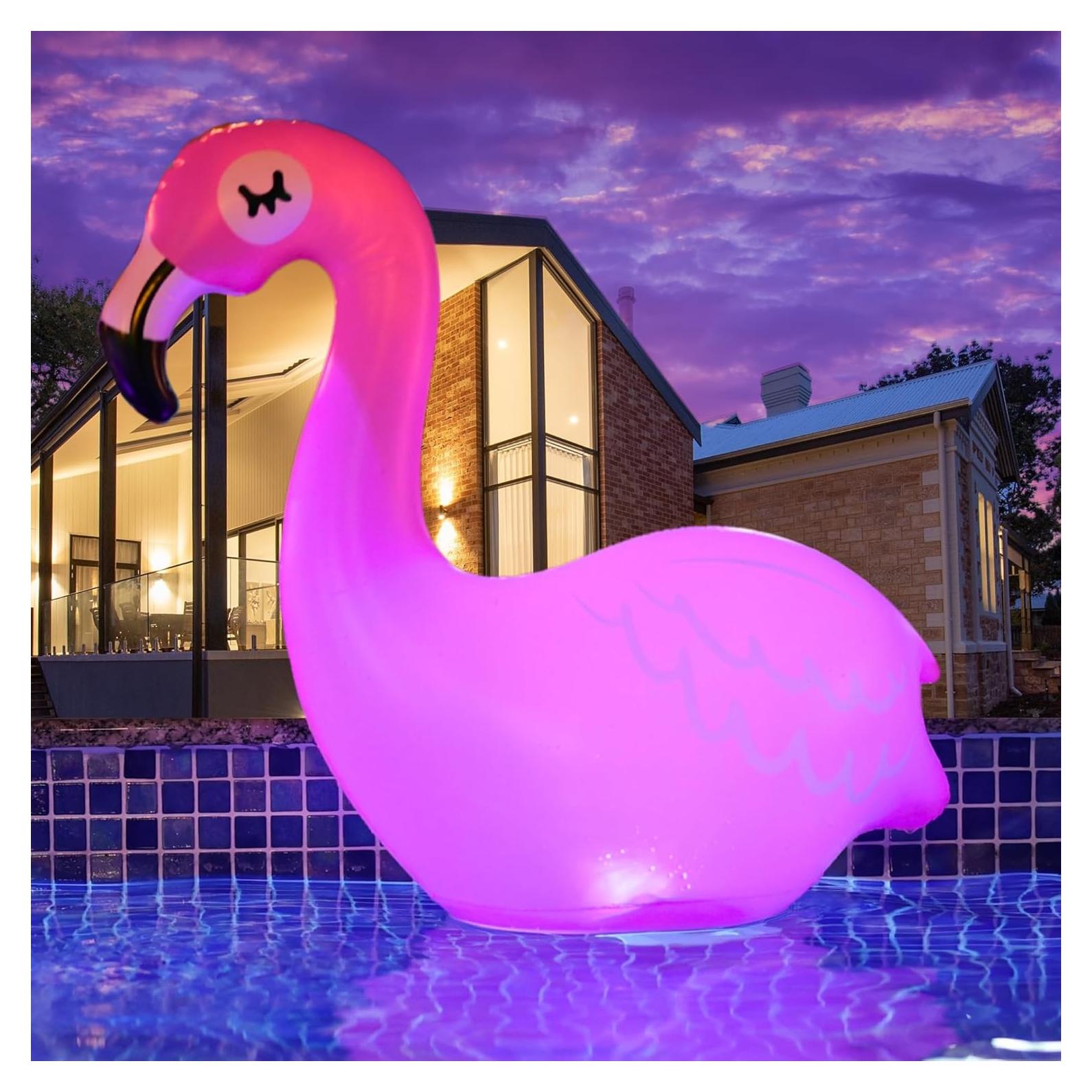 Luces Flotantes de Piscina TIALLY - Flamingo Rosa IP68