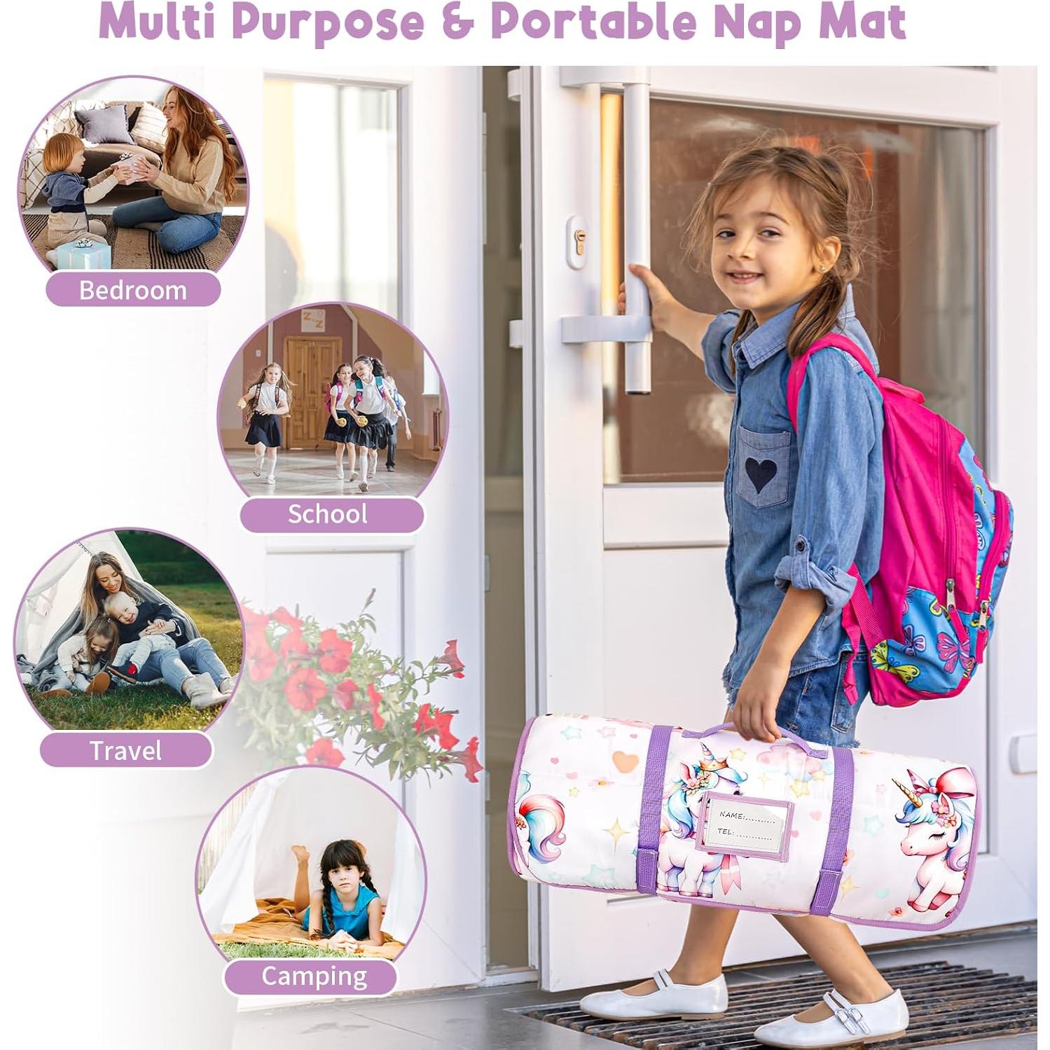 Colchoneta para Siesta HNHUAMING Extra Grande con Almohada y Manta