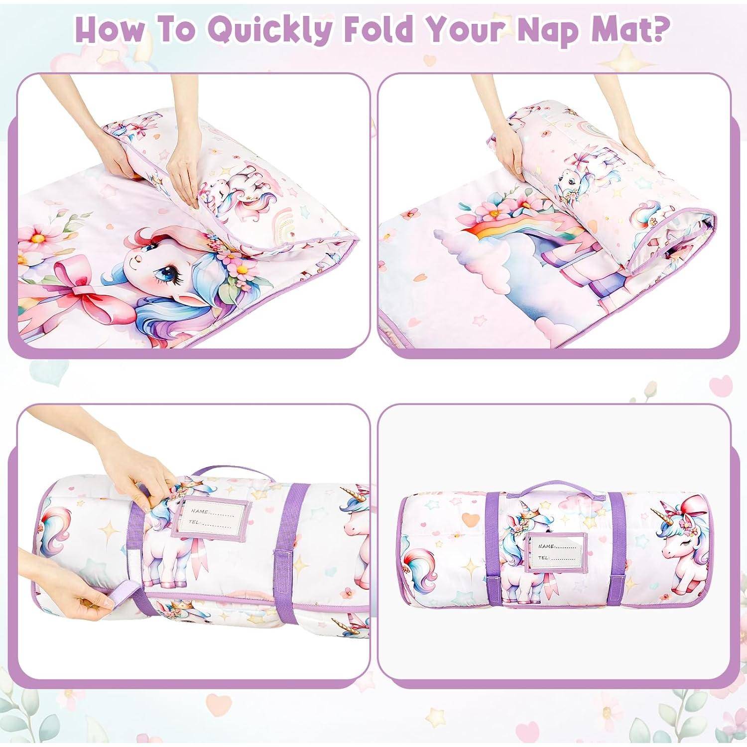 Colchoneta para Siesta HNHUAMING Extra Grande con Almohada y Manta