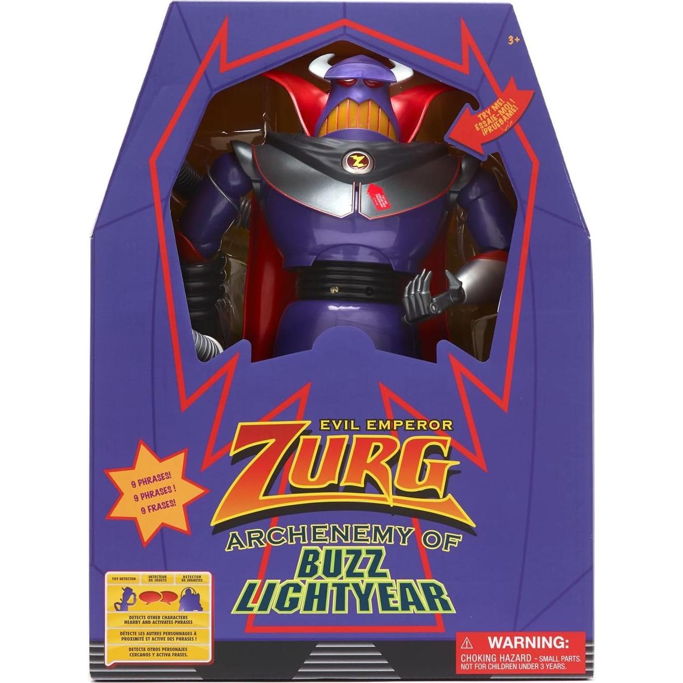 Figura Zurg interactiva Toy Story con luces y sonidos