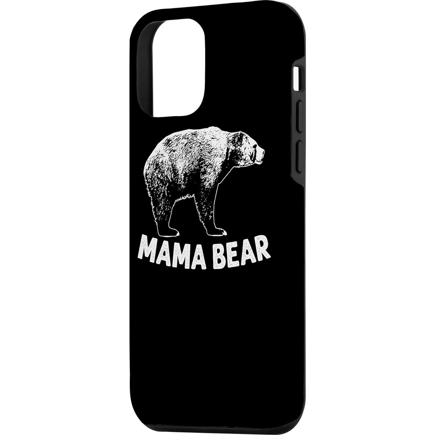 iPhone 12 mini Funny Bear For Women Mom Polar Bears Panda Sun Forest Animal Case