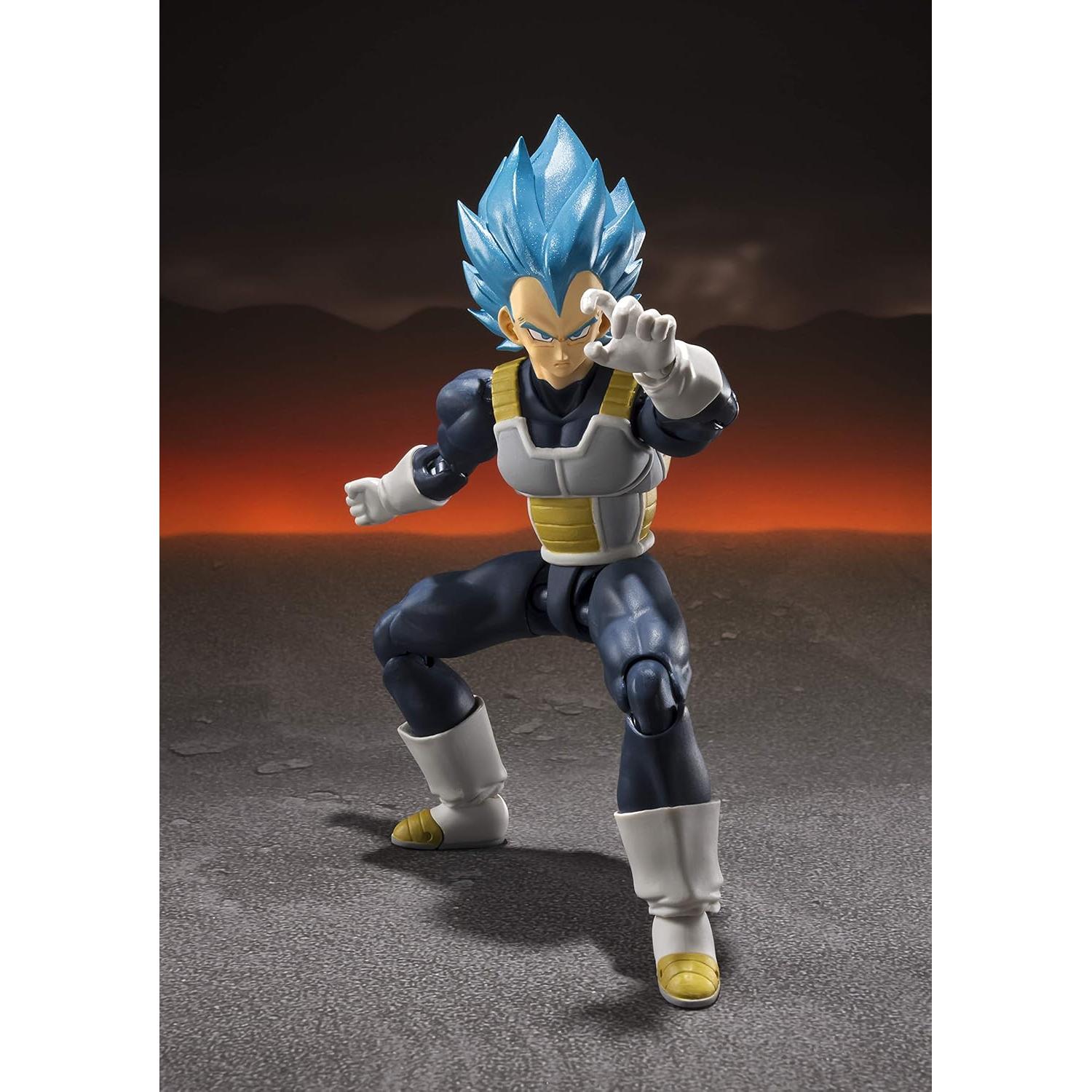 TAMASHII NATIONS Bandai S.H. Figuarts Super Saiyan God Super Saiyan Vegeta Dragon Ball Super: Broly Action Figure