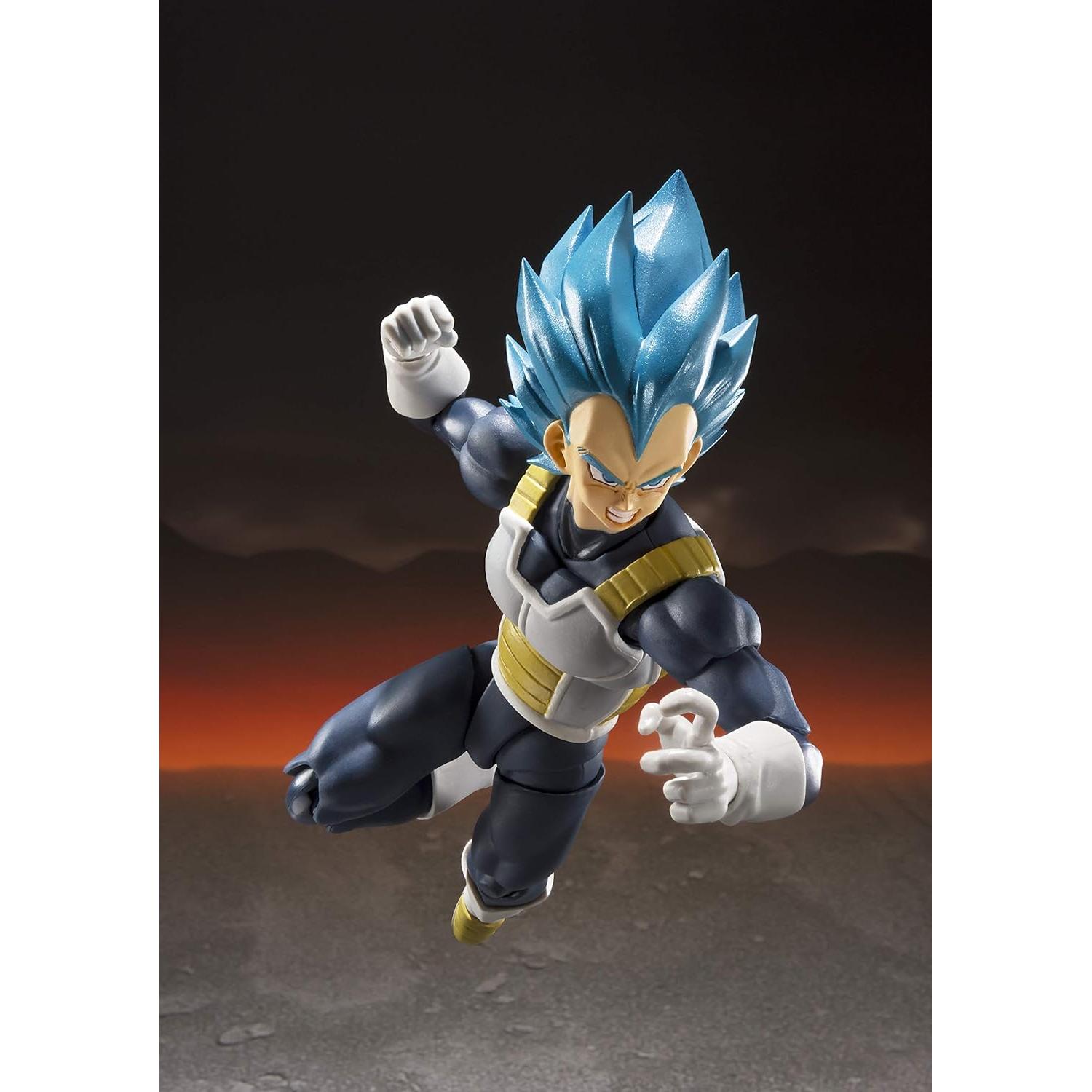 TAMASHII NATIONS Bandai S.H. Figuarts Super Saiyan God Super Saiyan Vegeta Dragon Ball Super: Broly Action Figure