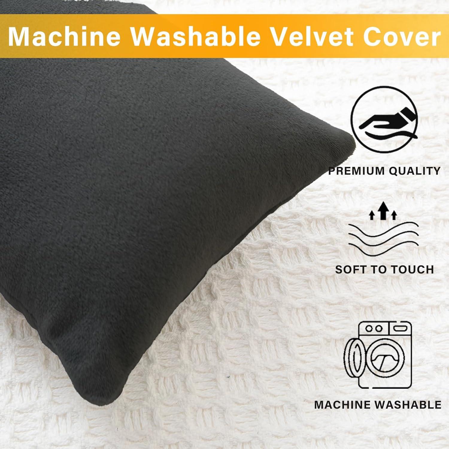 Paquete de 2 Almohadas Pequeñas 28x18 cm Espuma con Memoria