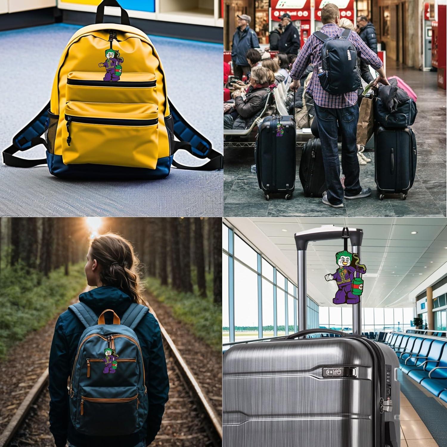 Etiqueta de Equipaje de Silicona LEGO El Joker 17.15x6.35cm