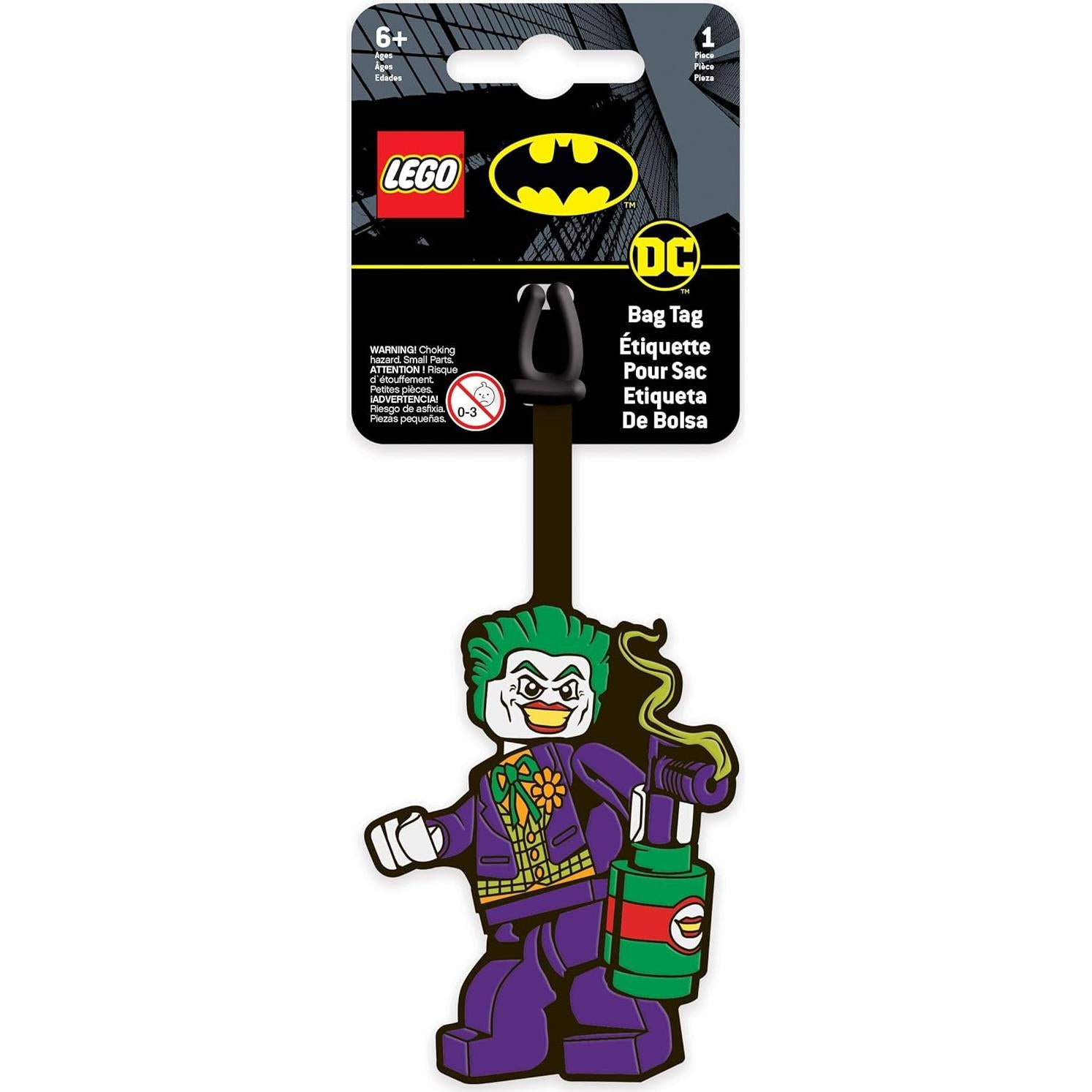 Etiqueta de Equipaje de Silicona LEGO El Joker 17.15x6.35cm