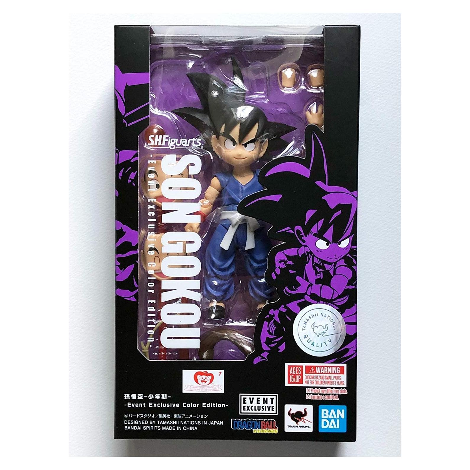 Figura S.H. Figuarts Goku Niño Tamashii Nations DBZ 15cm
