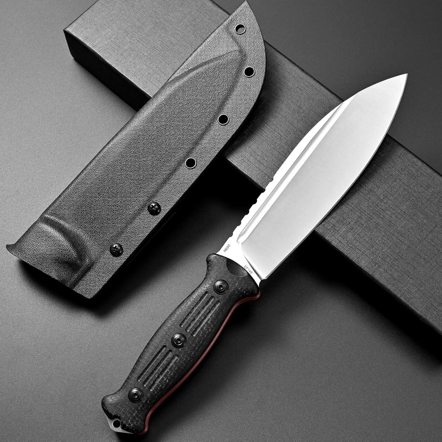 Cuchillo Fijo Eafengrow EF149 Acero N690 Mango Micarta 17.8 cm