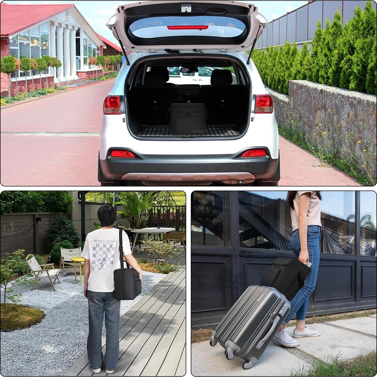 Bolsa de Frigorífico Mini Portátil Multiuso - Color Negro