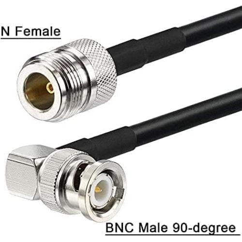 Cable Coaxial RG58 0.91m N hembra a BNC macho - wlaniot