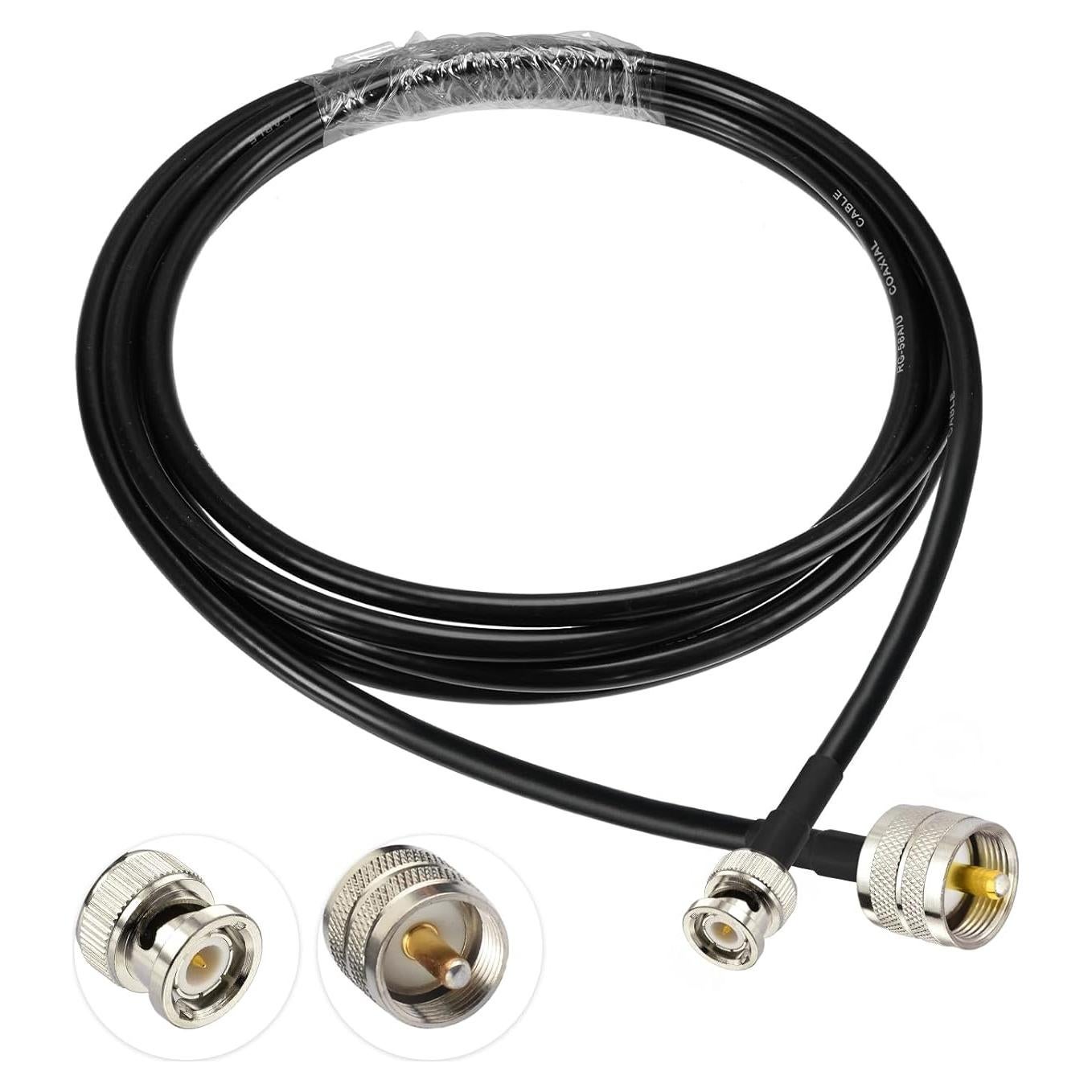 Cable Coaxial RG58 1.83m Macho BNC a Macho UHF Superbat
