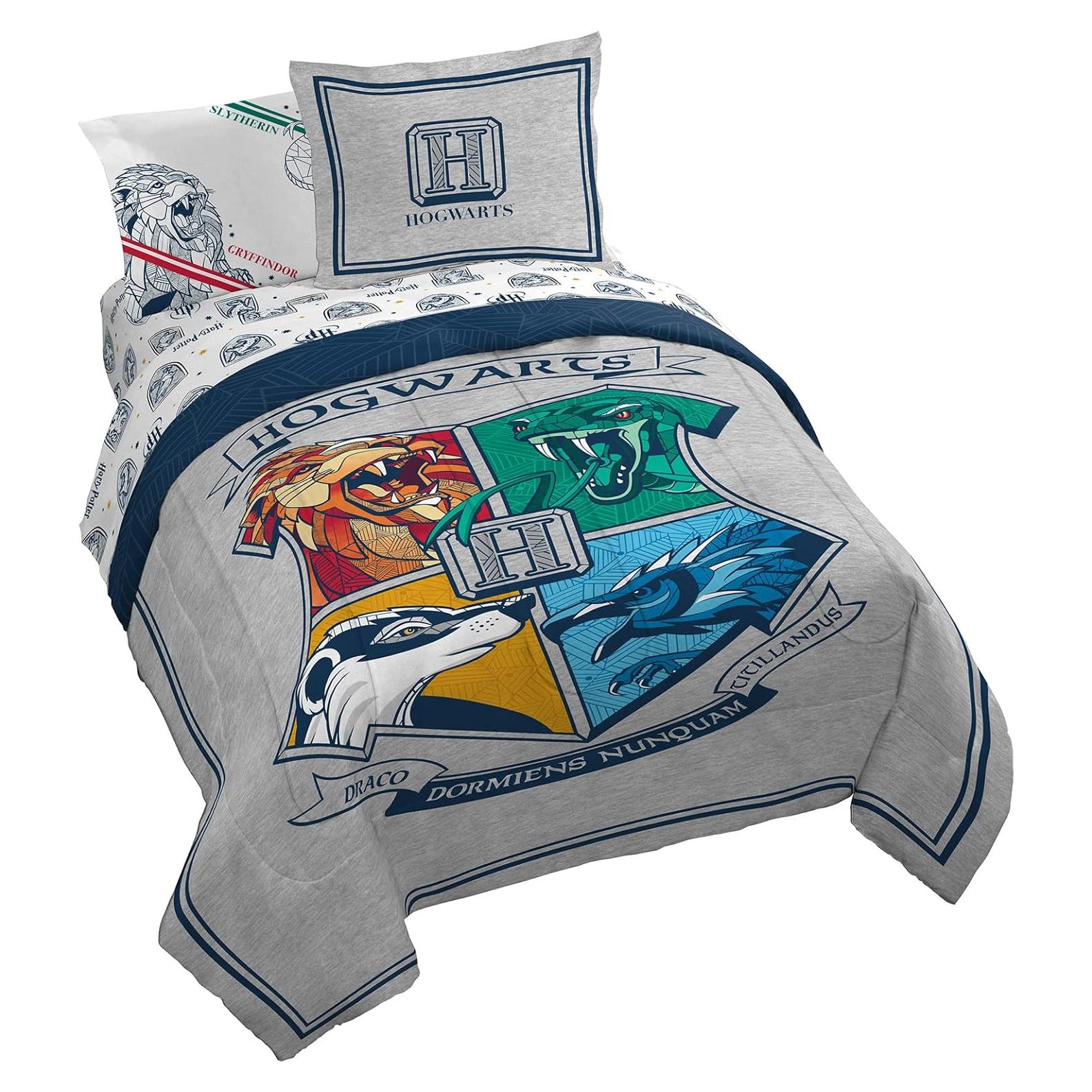 Juego de Cama Queen Harry Potter 7 Piezas Microfibra