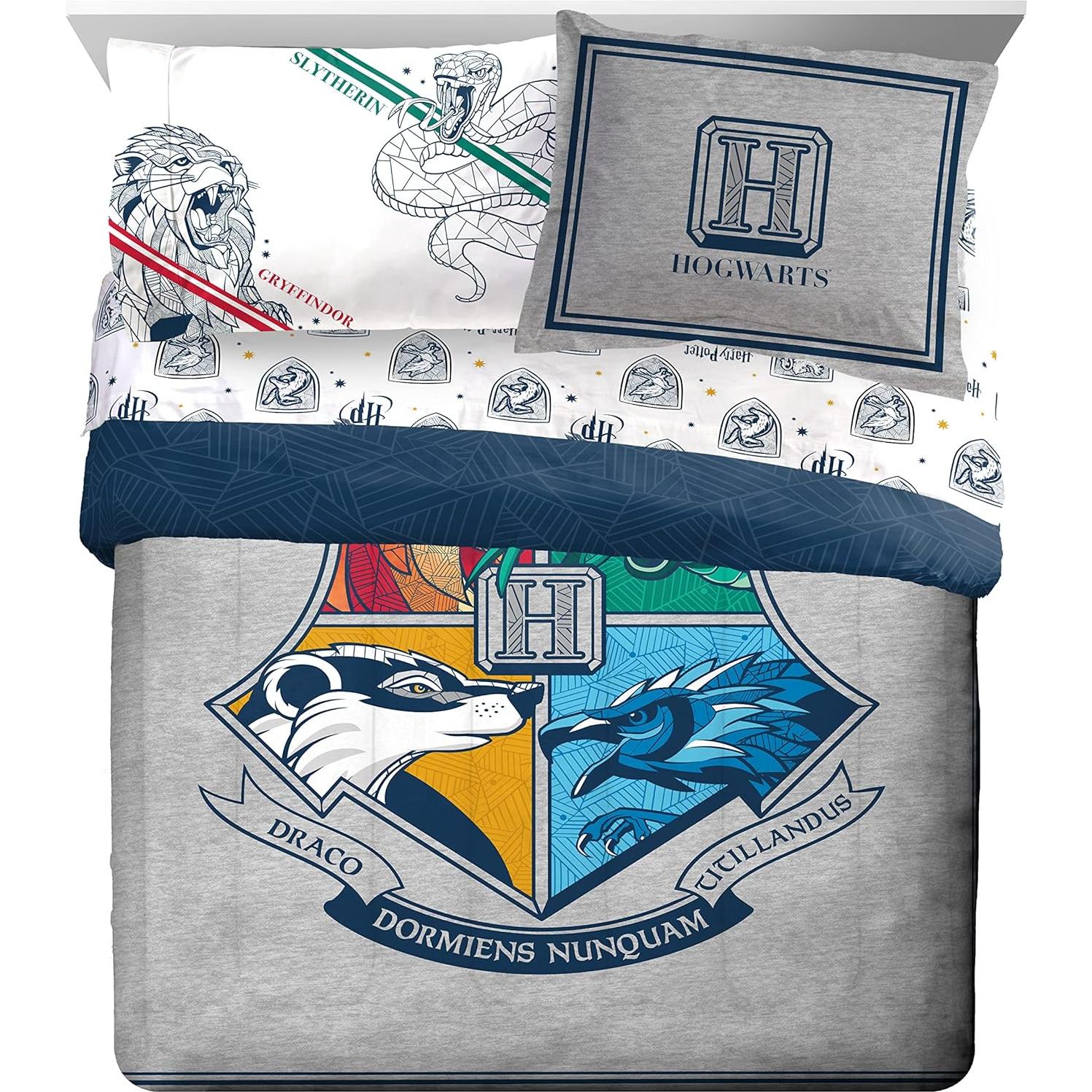 Juego de Cama Queen Harry Potter 7 Piezas Microfibra