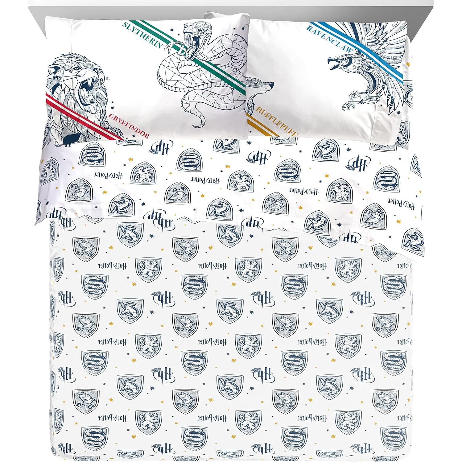 Juego de Cama Queen Harry Potter 7 Piezas Microfibra