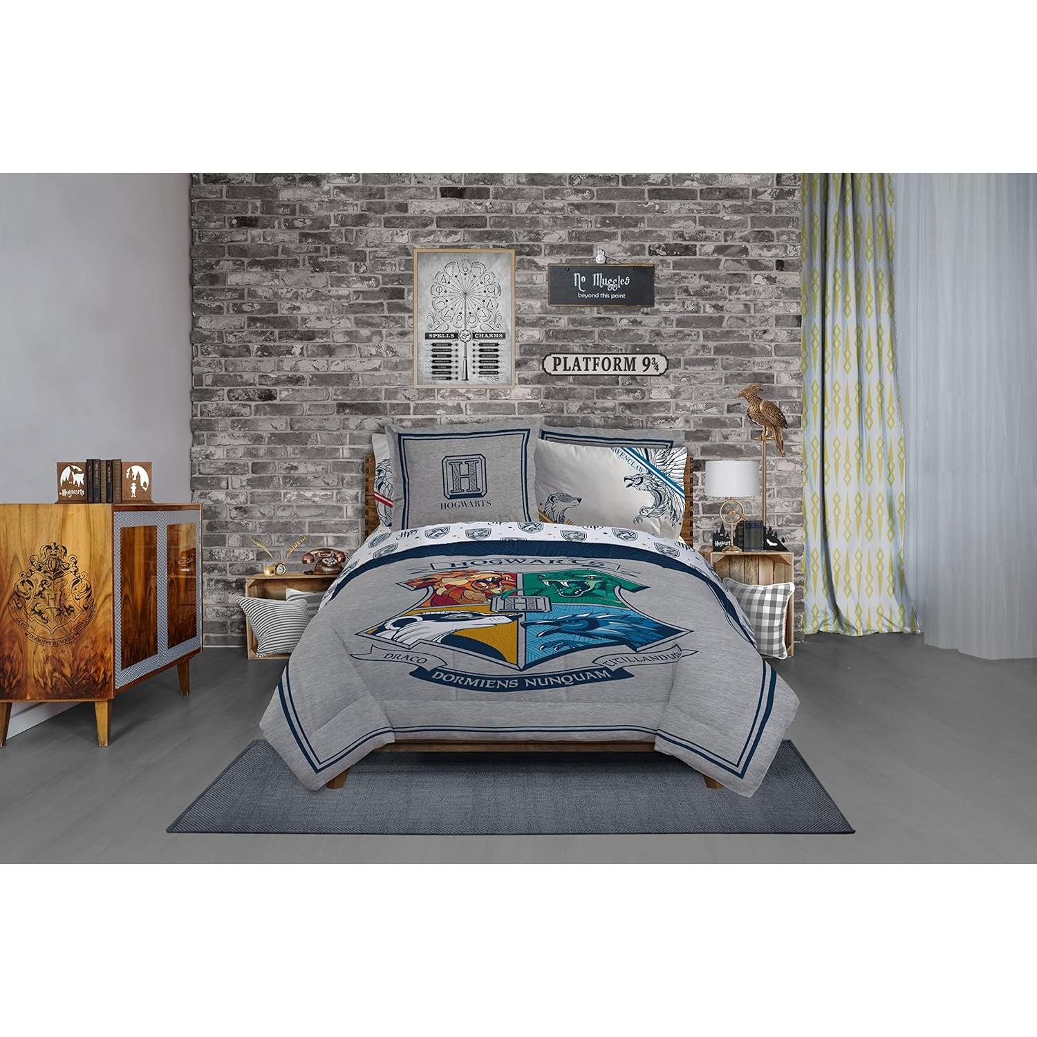 Juego de Cama Queen Harry Potter 7 Piezas Microfibra