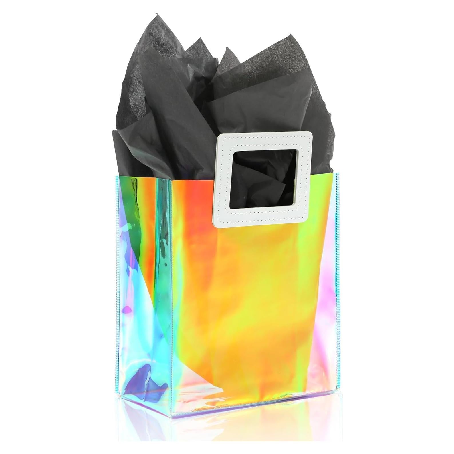 Bolsa de Regalo Holográfica KeerxunBag Negra 20x10x17cm