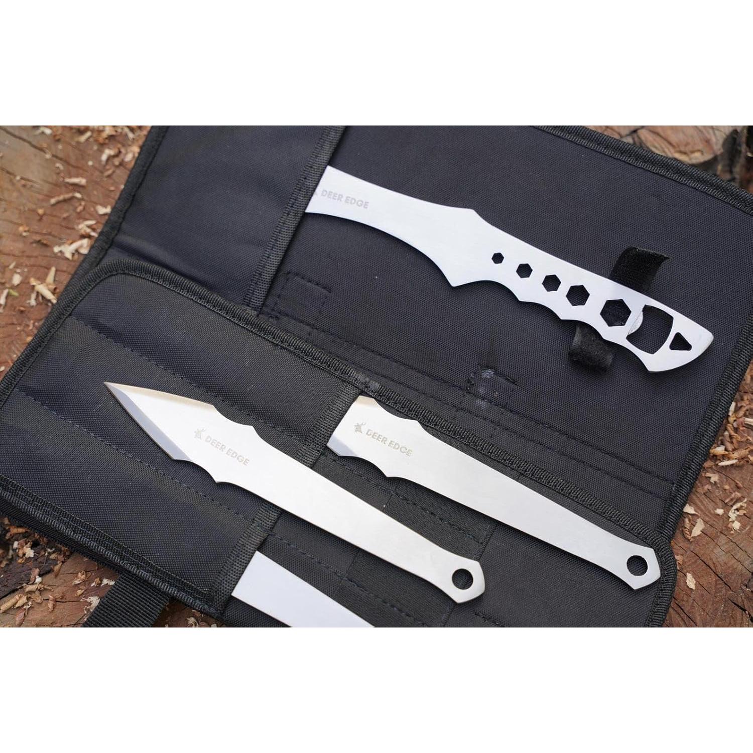 Juego de Hachas de Lanzamiento Deer Edge 29.2 cm Acero Inoxidable