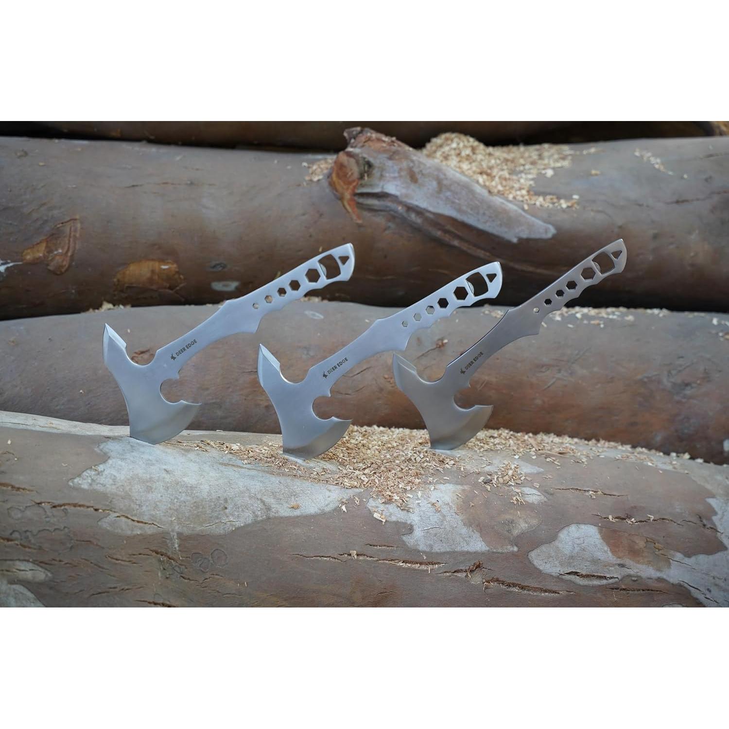Juego de Hachas de Lanzamiento Deer Edge 29.2 cm Acero Inoxidable