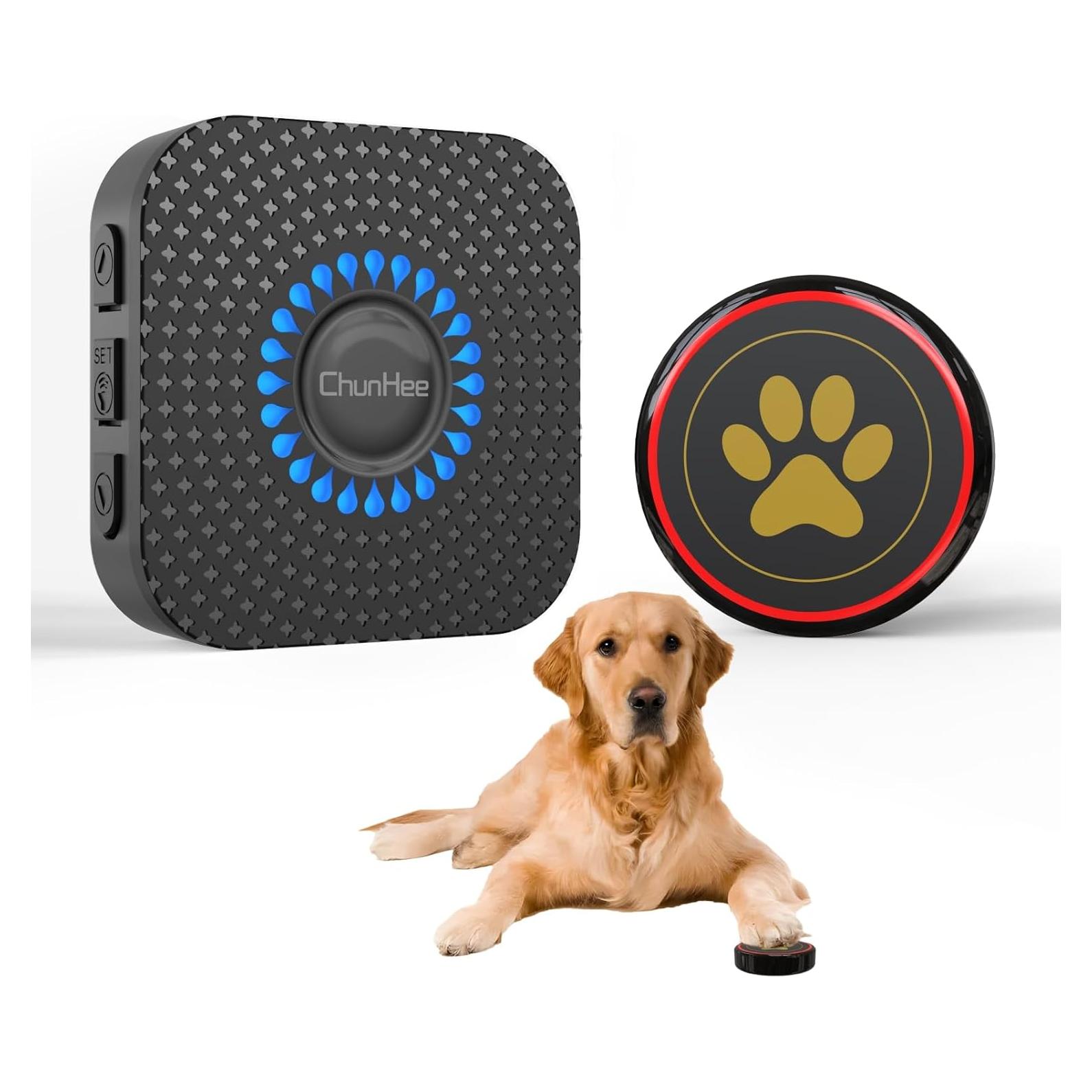 Campana para Perros ChunHee con Volumen Ajustable y Receptor