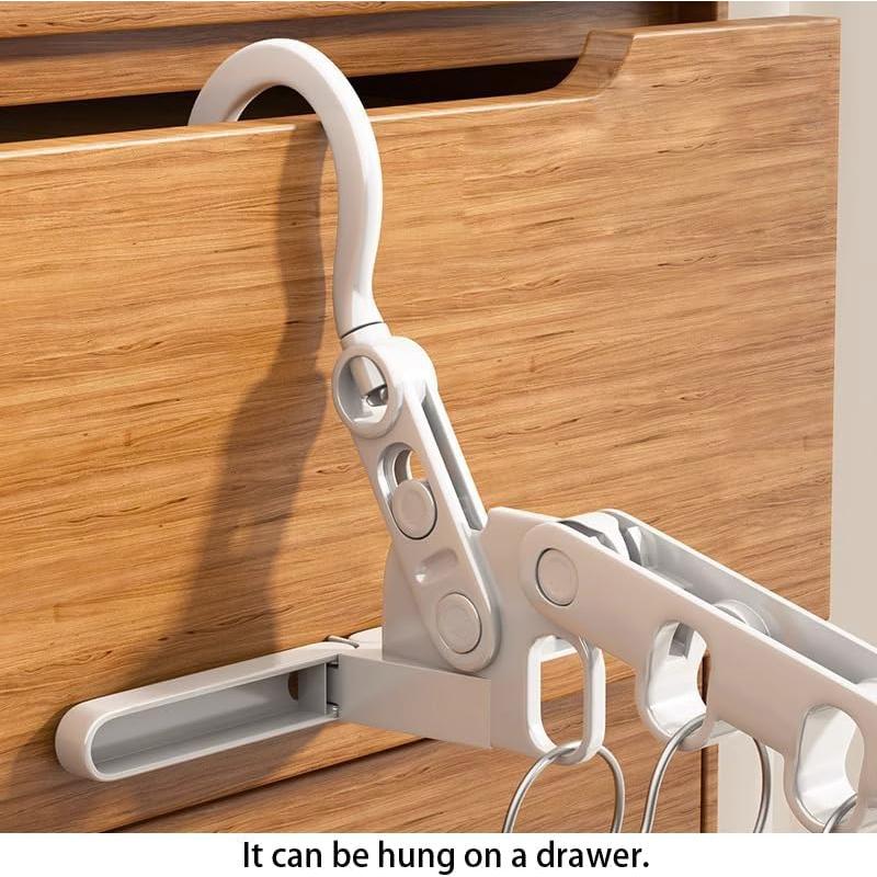 Soporte Plegable Portátil WaWacomp para Secar Ropa + 5 Perchas