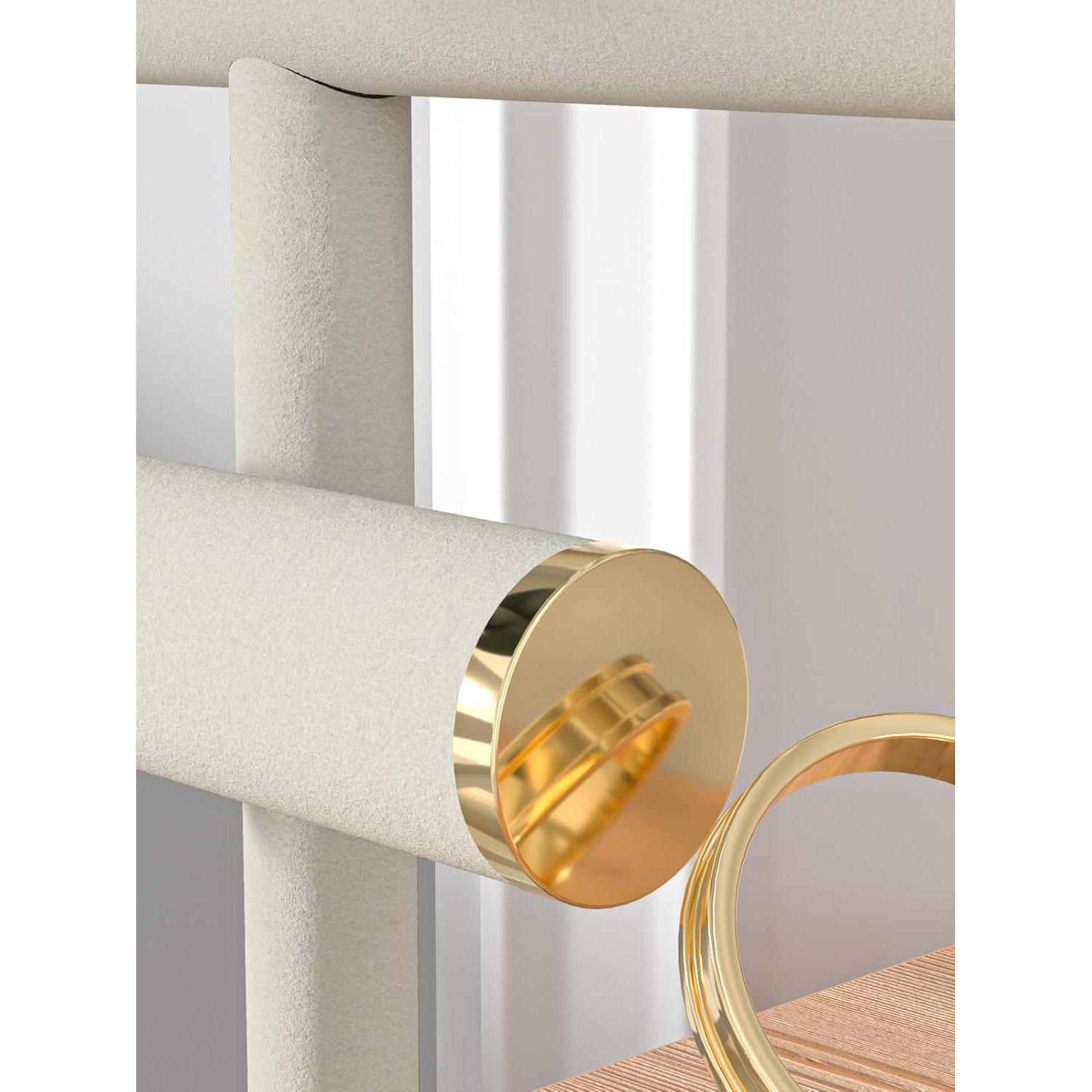 Soporte para Pulseras Julysky Beige 3 Niveles Organizador Joyas
