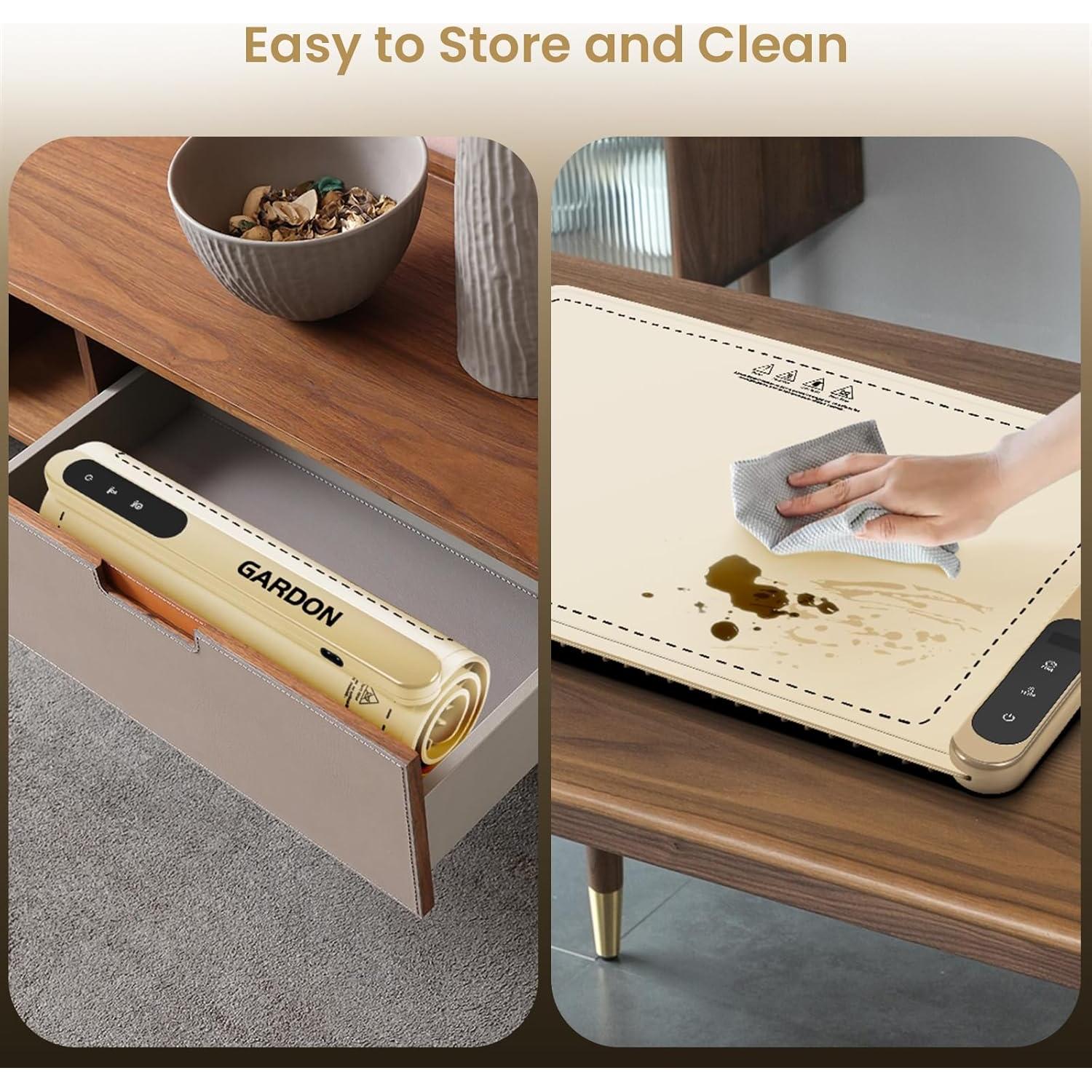 Alfombrilla Calentadora Eléctrica Gardon DWM-03 Beige 75°C