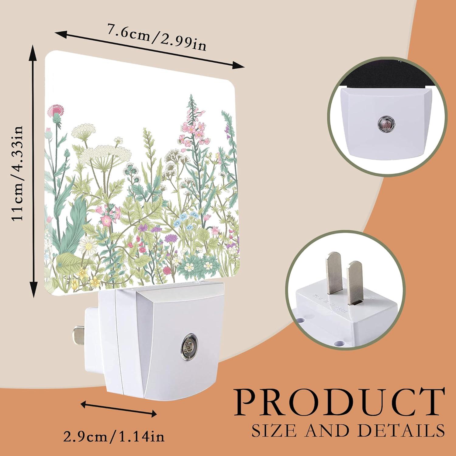 Luz Nocturna LED AOWULA 0.5W Enchufable para Niños