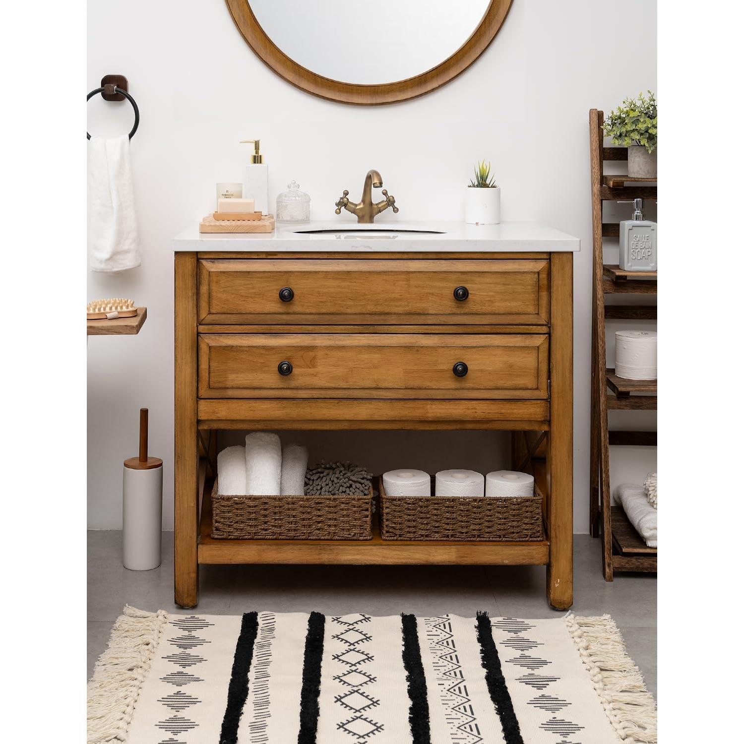 Bandeja organizadora para inodoro StorageWorks 36.2x17.1 cm