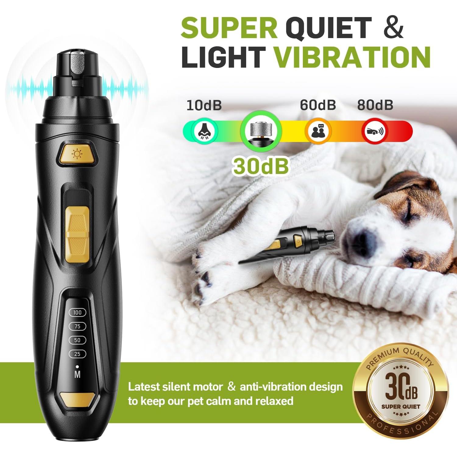 Molinillo de Uñas para Perros CADOLS S1 PRO Silencioso