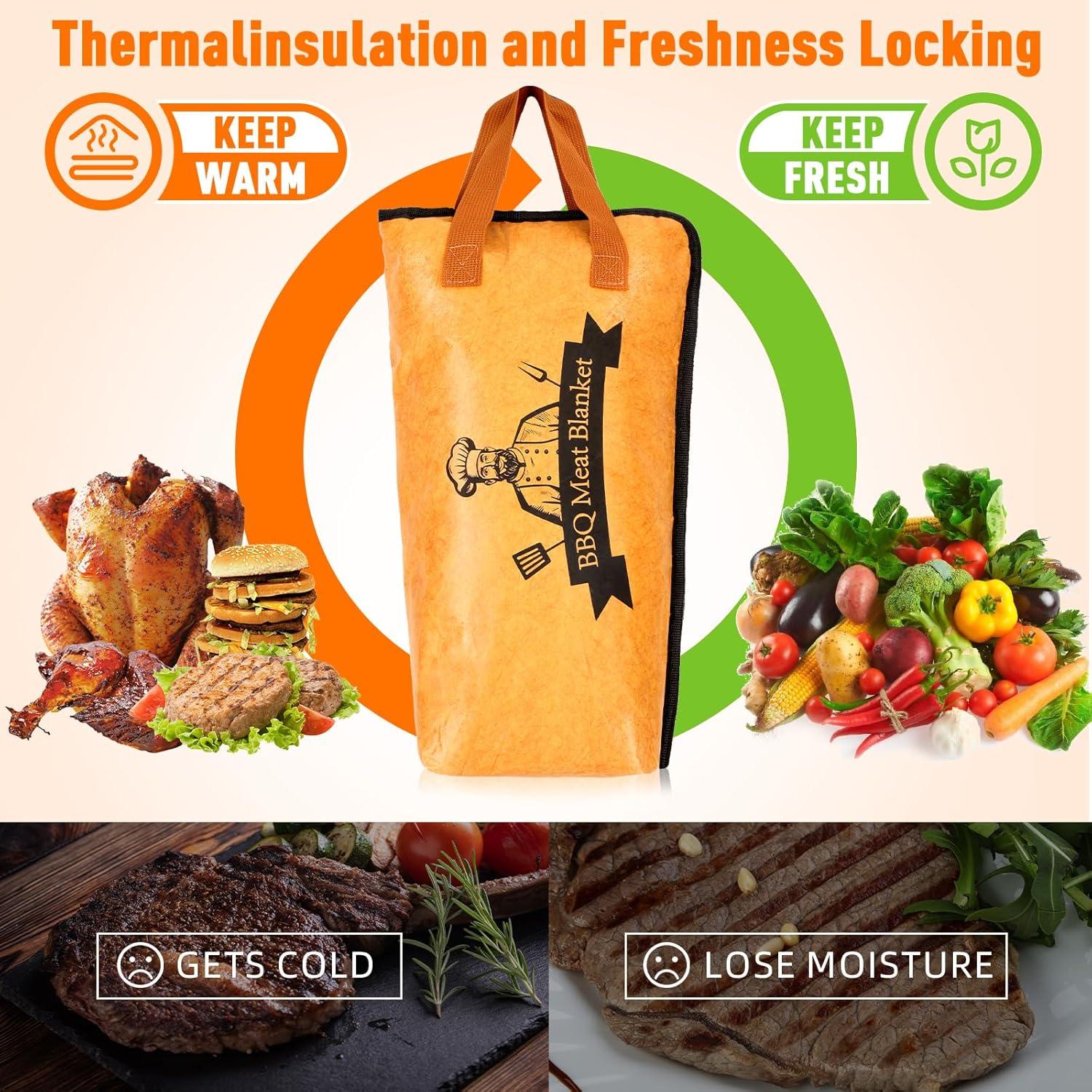 Manta BBQ Aislante Bolycen 38cm para Reposar Carne