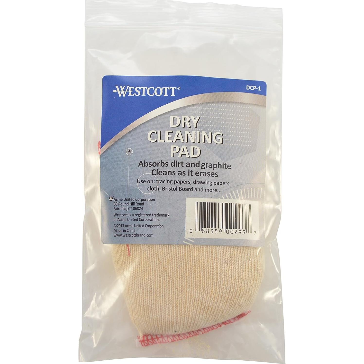 Almohadilla de limpieza en seco Westcott DCP-1 17.15x10.16cm