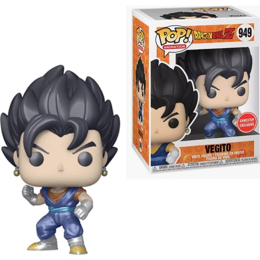 Figura Vegito Metálico Pop! Dragon Ball Z 11.43 cm con Funda