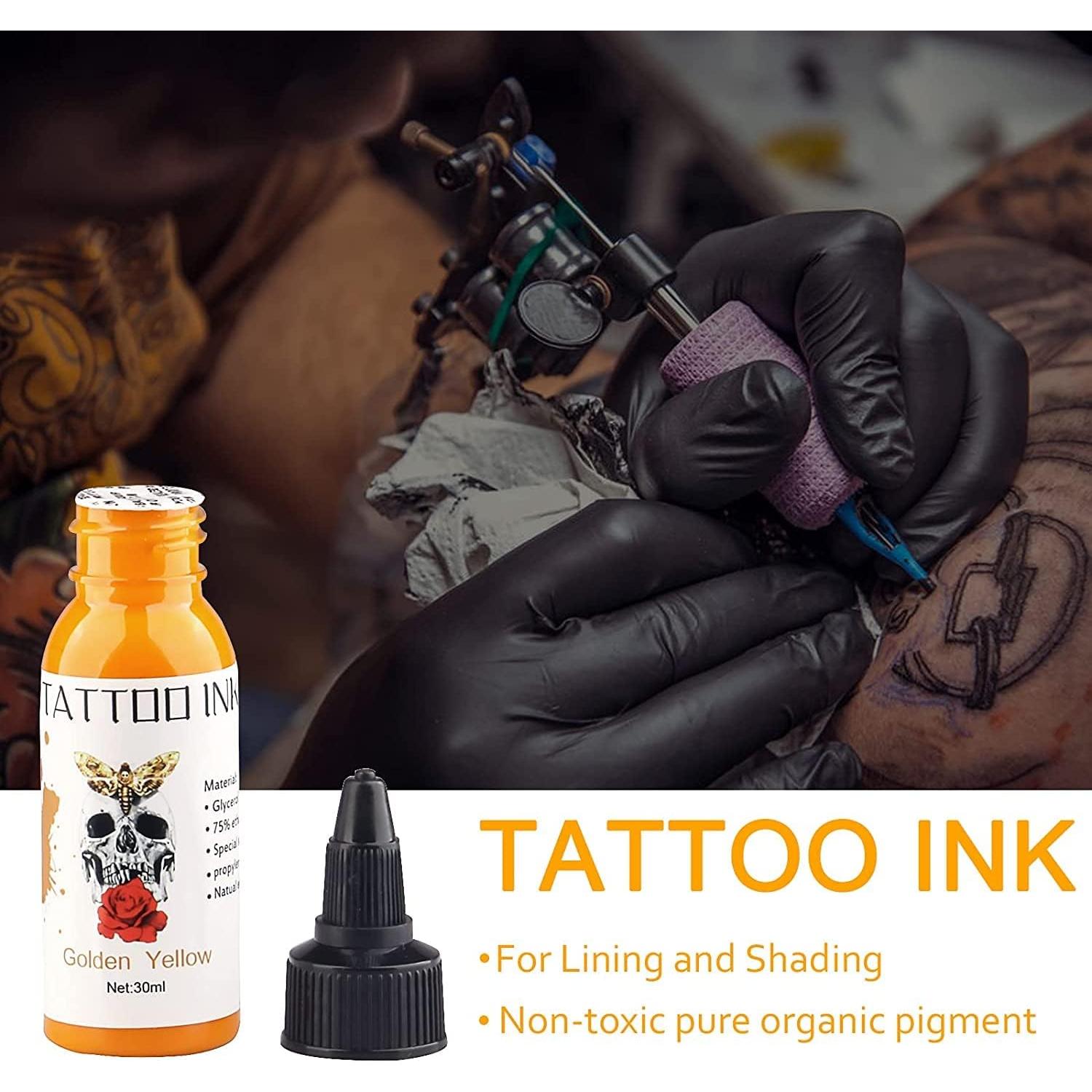 Set de Tintas para Tatuajes Tuffking 7 Colores 30ml