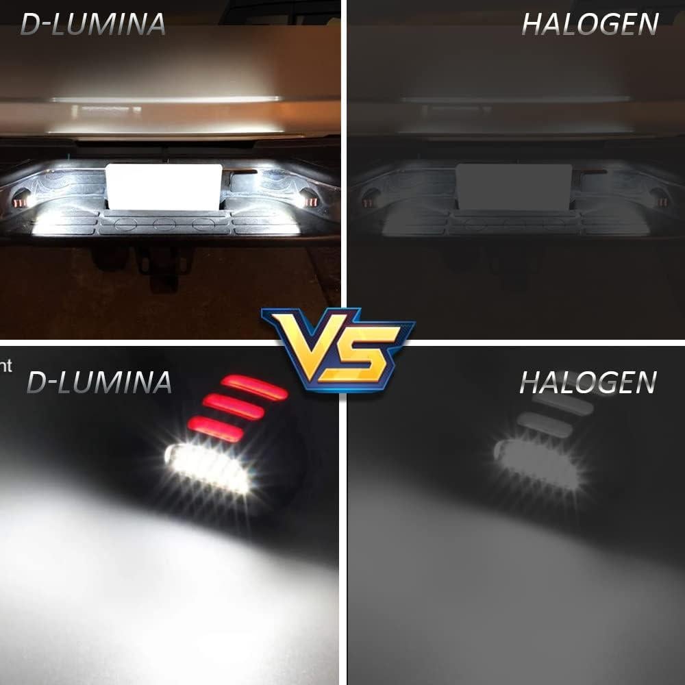 Luces LED de Placa D-Lumina para Chevy Silverado y GMC 6000K