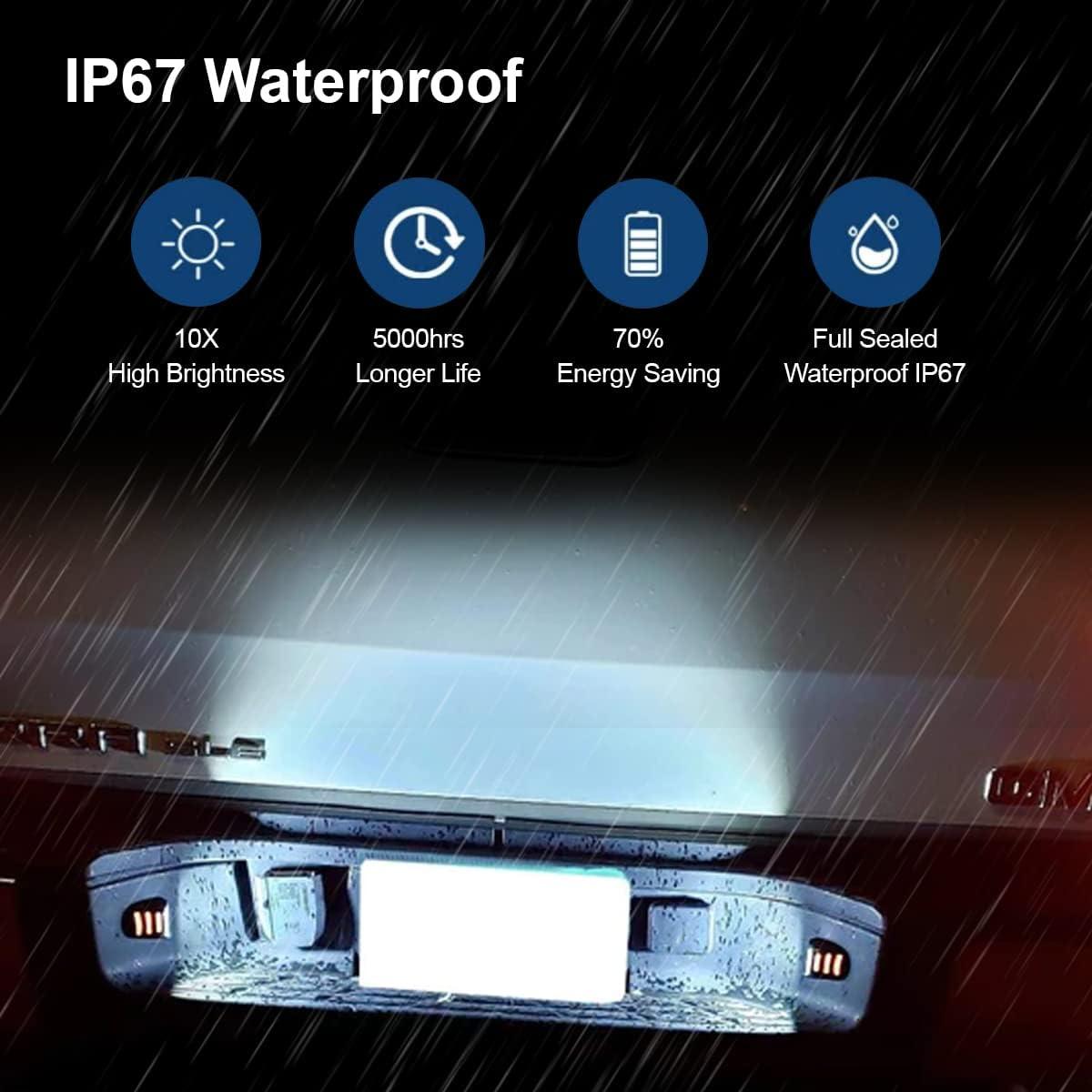 Luces LED de Placa D-Lumina para Chevy Silverado y GMC 6000K