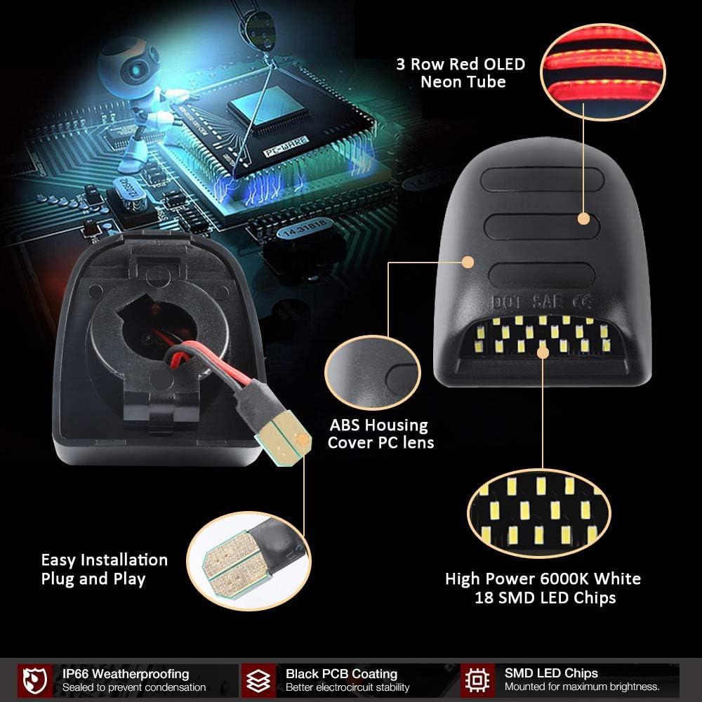Luces LED de Placa D-Lumina para Chevy Silverado y GMC 6000K