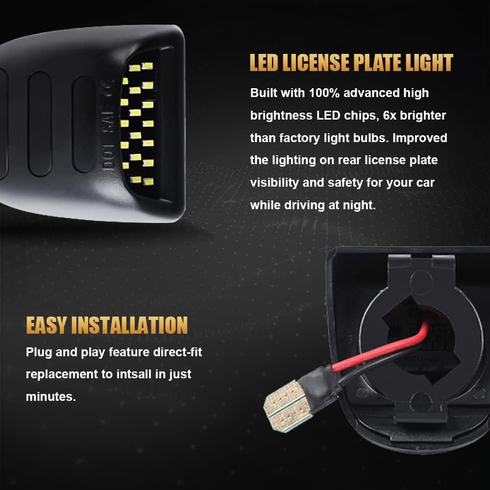 Luces LED de Placa D-Lumina para Chevy Silverado y GMC 6000K