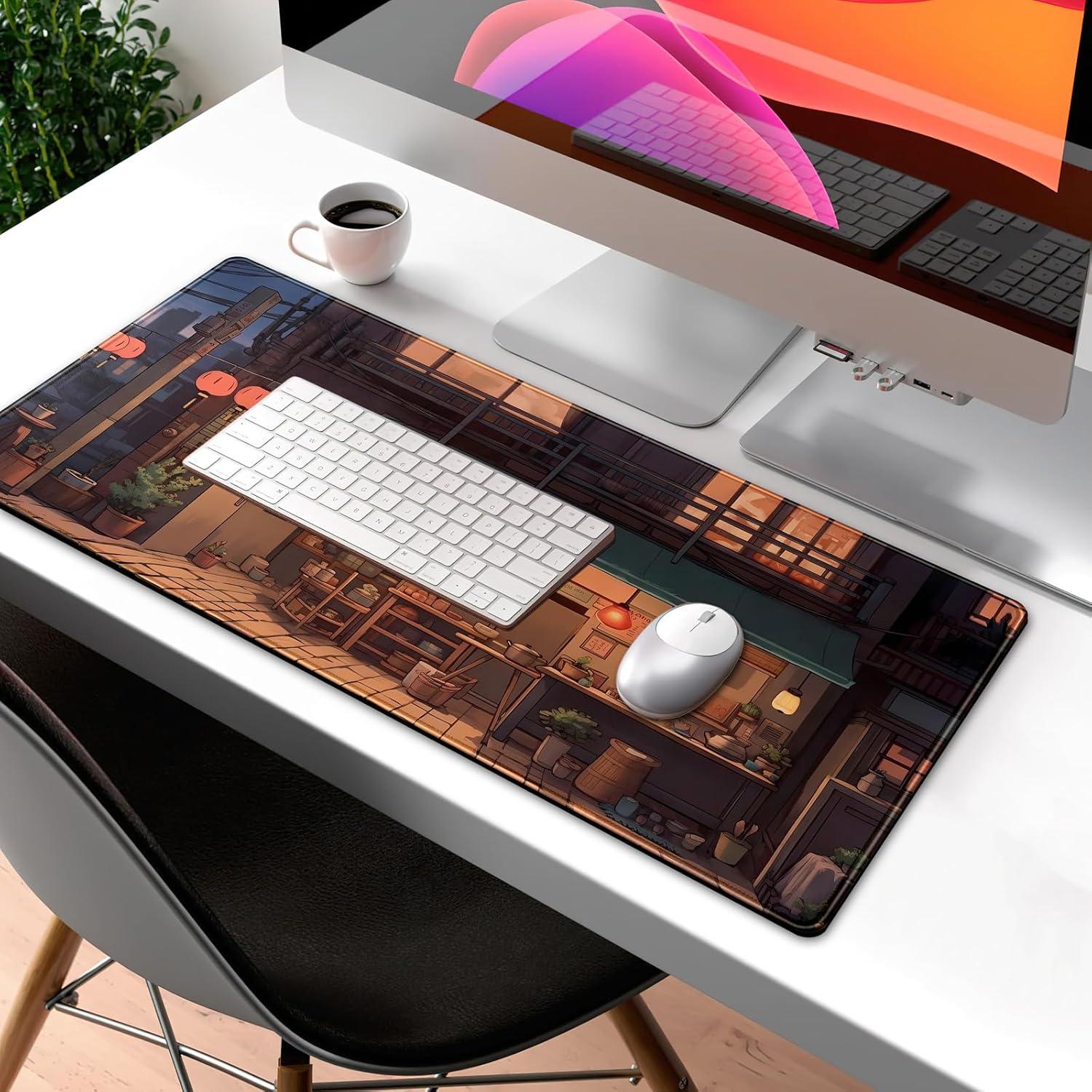 Alfombrilla de Escritorio Anime Shop 80x30cm Goma Antideslizante