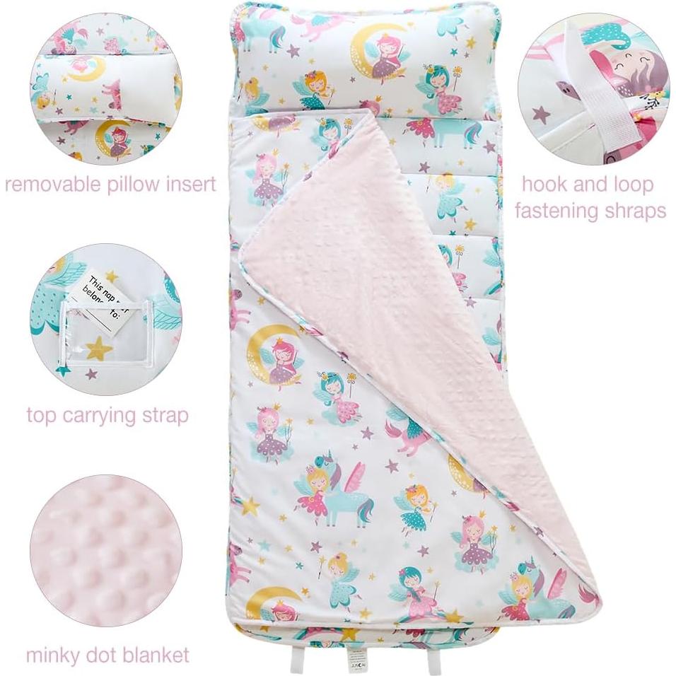 Colchoneta para Siesta JUNCAI 135x58 cm con Almohada y Manta