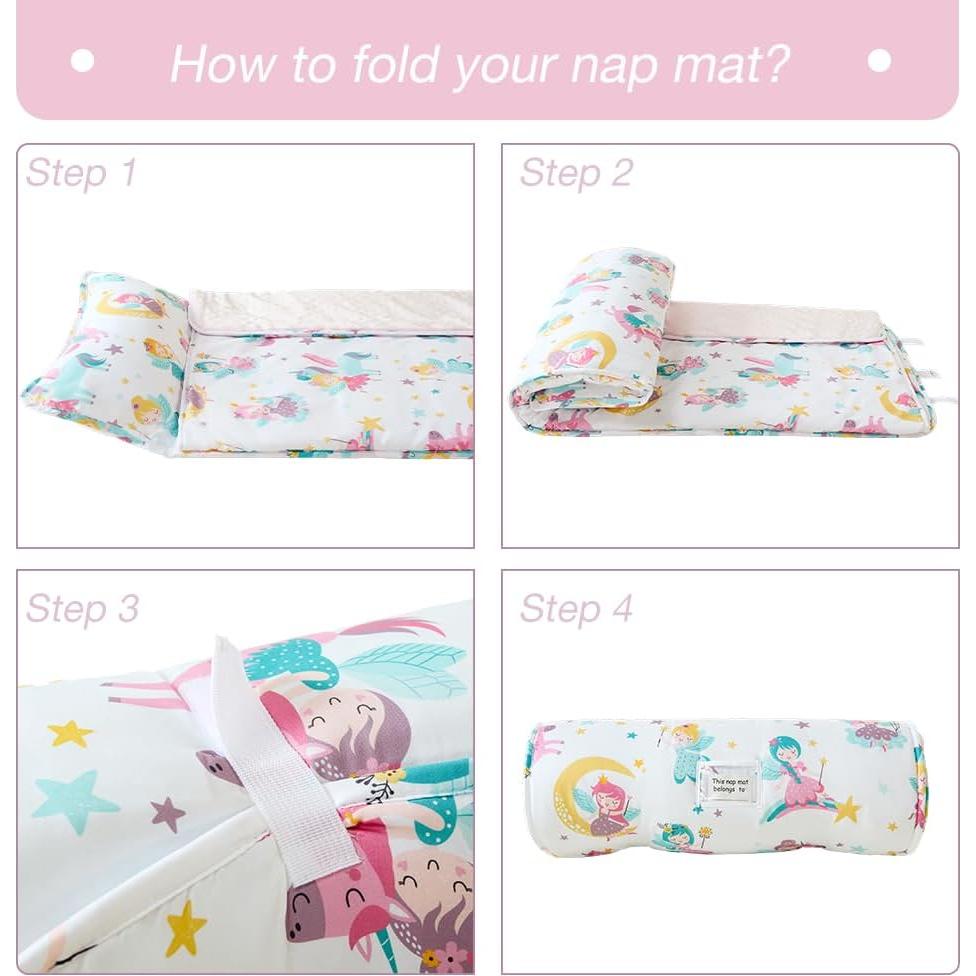 Colchoneta para Siesta JUNCAI 135x58 cm con Almohada y Manta