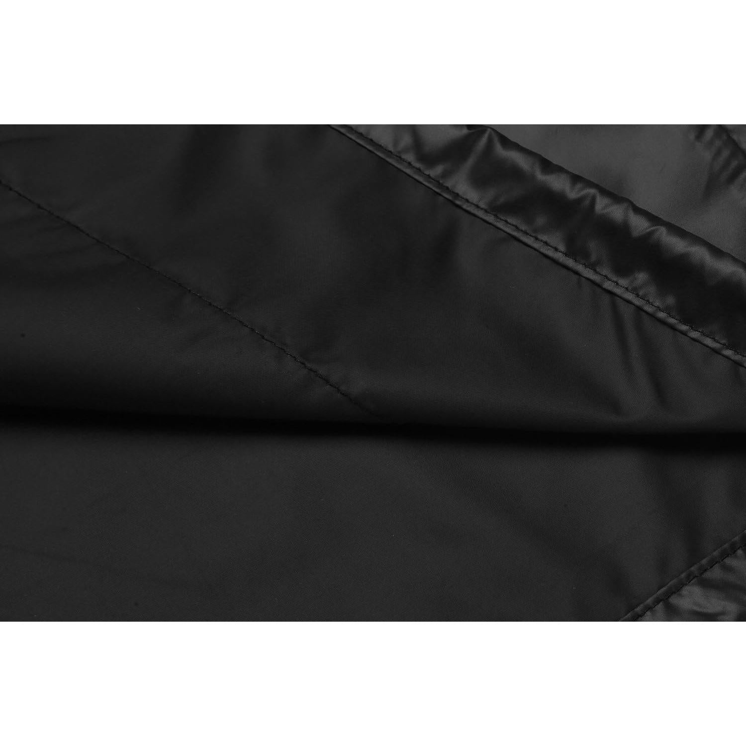 Chaqueta de Lluvia Plegable COOFANDY Hombre Impermeable Negra